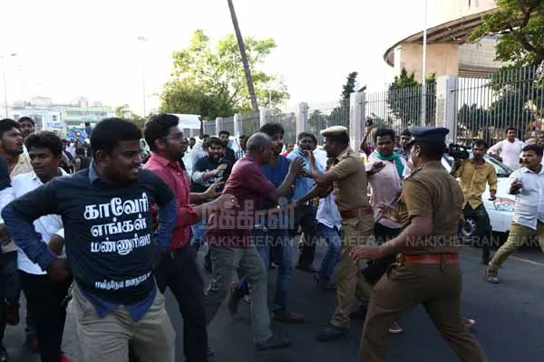 protest against ipl competition 
